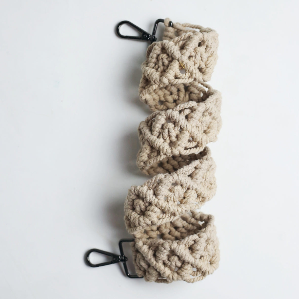MACRAME STRAP BEIGE
