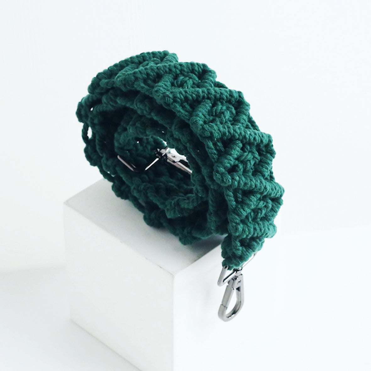 MACRAME STRAP EMERALD
